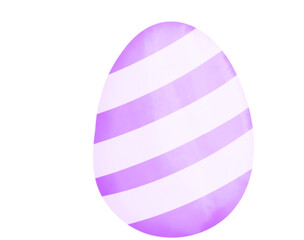 easter egg watercolor illustration