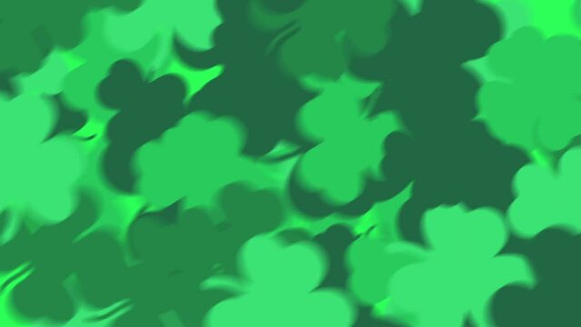 Transition seamlessly into the spirit of St. Patrick's Day with a clover-themed video transition, adding a festive touch to your content.