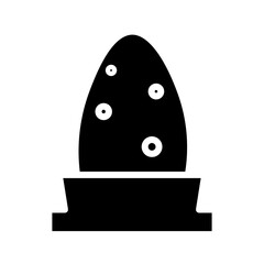 Heap Herb Pepper Glyph Icon