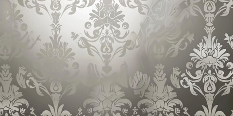 Tan wallpaper with damask pattern background