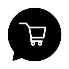 Buy Cart Market Glyph Icon