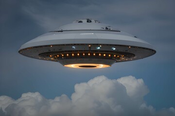 空に円盤型のUFO出現！宇宙人の襲来
