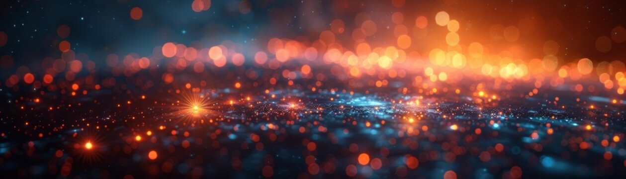 Sci fi data hubs the beating heart of a neon lit metropolis visible from orbit