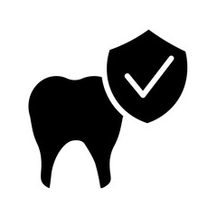 Care Dental Protect Glyph Icon