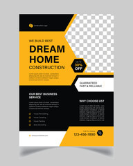 Construction Flyer Design template