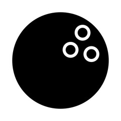 Bowling Game Sports Glyph Icon