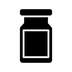 Body Bottle Pill Glyph Icon