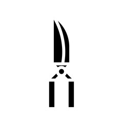 Farming Shears Tool Glyph Icon