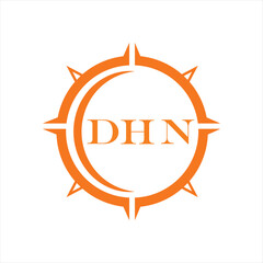 DHN letter design. DHN letter technology logo design on a white background. DHN Monogram logo design for entrepreneurs and businesses.