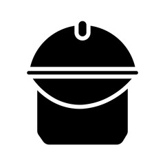 Collar Hard Hat Glyph Icon