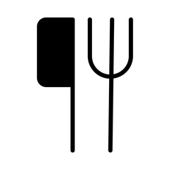 Kitchen Fork Tool Glyph Icon