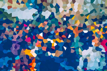 Abstract blue, texture wall blue, square cubes blue, background blue, illustration blue, textured blue, wallpaper blue, paint blue, blue background, blue illustration, blue canvas © Silesia