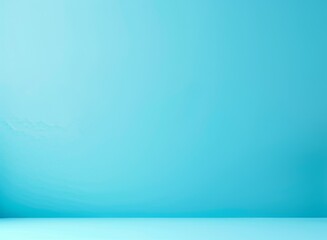 Fototapeta premium empty room interior with blue wall. space for text, product presentation 