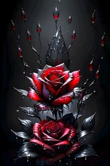 rose flower, rose tree, rose vector, red rose, black rose, decorative flower