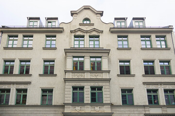 Fototapeta premium Historic house facades in the Fugger city of Augsburg