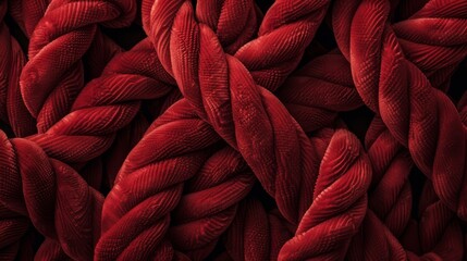 A luxurious velvet rope texture background, symbolizing exclusivity and elegance with its plush and richly colored fabric.