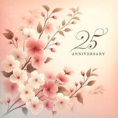 Blossoming Affection for 25th Anniversary Milestone