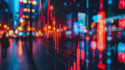 Business finance investment, Amidst the disruption of traditional banking models, digital currencies and blockchain technologies reshape the landscape of finance