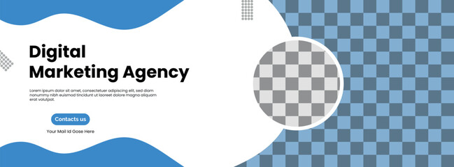 modern business Facebook cover vector illustration