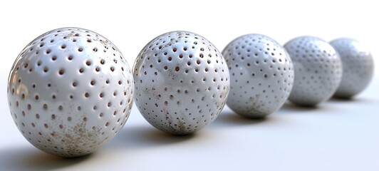 white balls