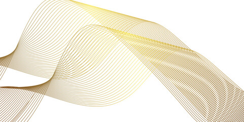 Abstract background with golden and white stripes line. Abstract white vector wave background.	