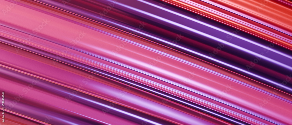 Poster color gradient background with chrome effect
