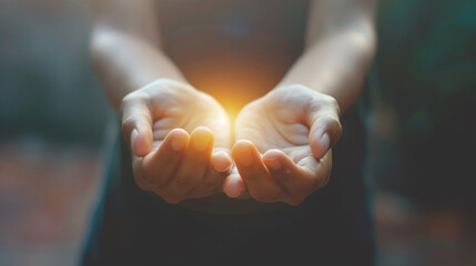 Human hands open palm up worship Eucharist Therapy Bless God Helping Repent Catholic Easter Lent...