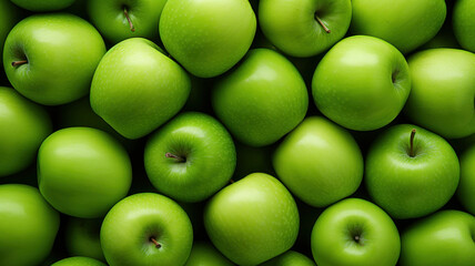 green apples texture pattern background - obrazy, fototapety, plakaty