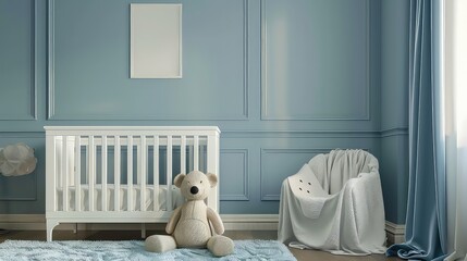 Baby boy room interior design