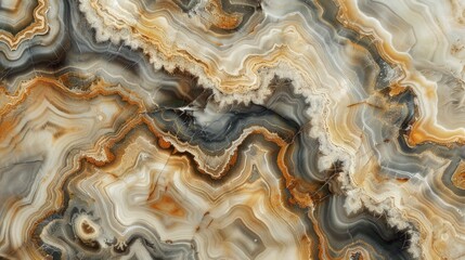 A detailed close-up view of a smooth and polished marble surface