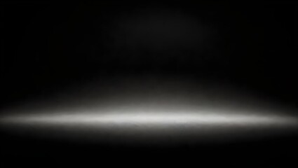 Grainy gradient background white color on black backdrop noise texture. generative AI