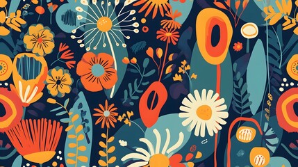 whimsical and playful seamless pattern