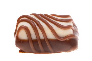 chocolate candies isolated