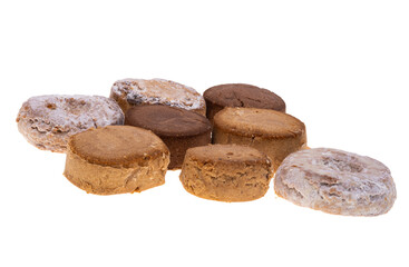 spanish shortbread isolated
