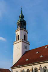 Fototapeta na wymiar Panoramic view of the City church of St. Mary of Celle in Germany.