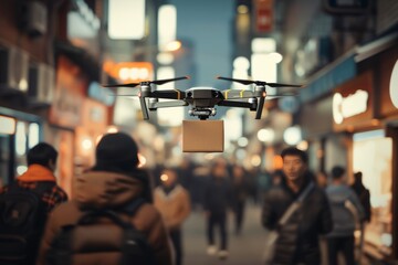 Smart package Drone Delivery warehouse management drone logistic. Box shipping transportation parcel ai research transportation. Logistic tech bike sharing mobility self driving cars