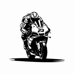 Logotipo de motociclismo