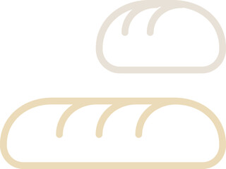 Obraz premium Bread icon 