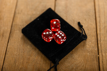 dice are an important part of the tricks of magic artists, illusionists