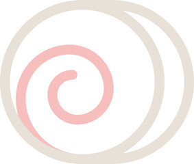 Roll cake icon
