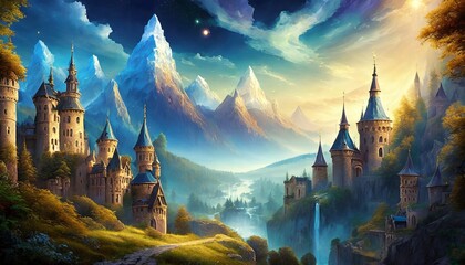 landscape with castle