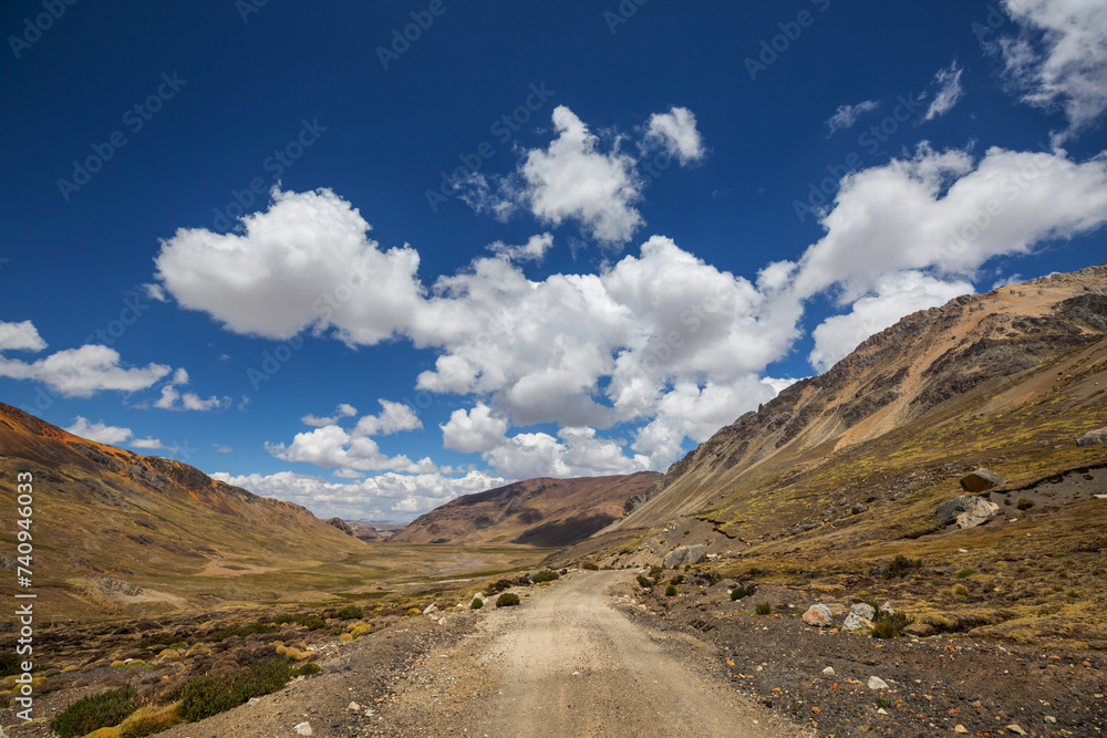 Canvas Prints road in peru