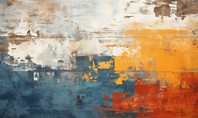 Obraz premium Vibrant Abstract art wallpaper with paint splatter