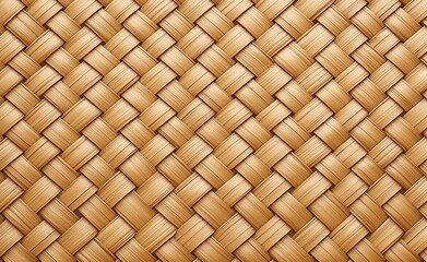 Seamless bamboo woven texture background