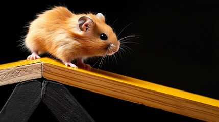 Hamster Athletes: Capturing Agility and Training Triumphs