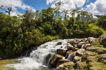 Fototapeten Waterfall in Ecuador © Galyna Andrushko