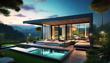 Fototapeta premium modern house
