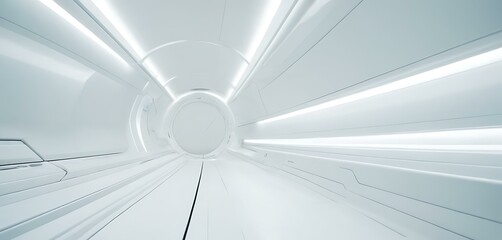 Abstract White Futuristic Background