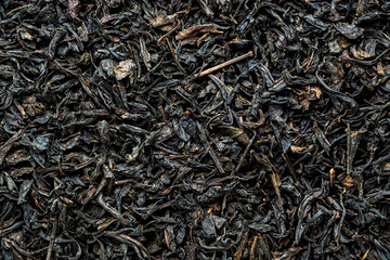 dry black tea loose texture