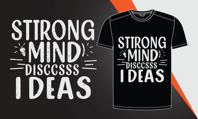 Typography t-shirt design for man